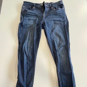 Express mid rise legging jeans. 8R